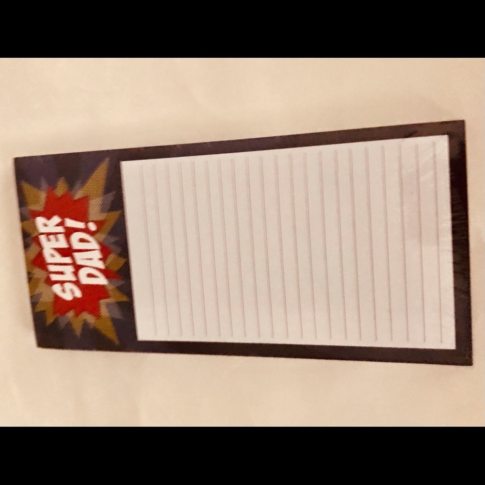 New Magnetic Pad Super Dad Lady Jayne 100 Sheets